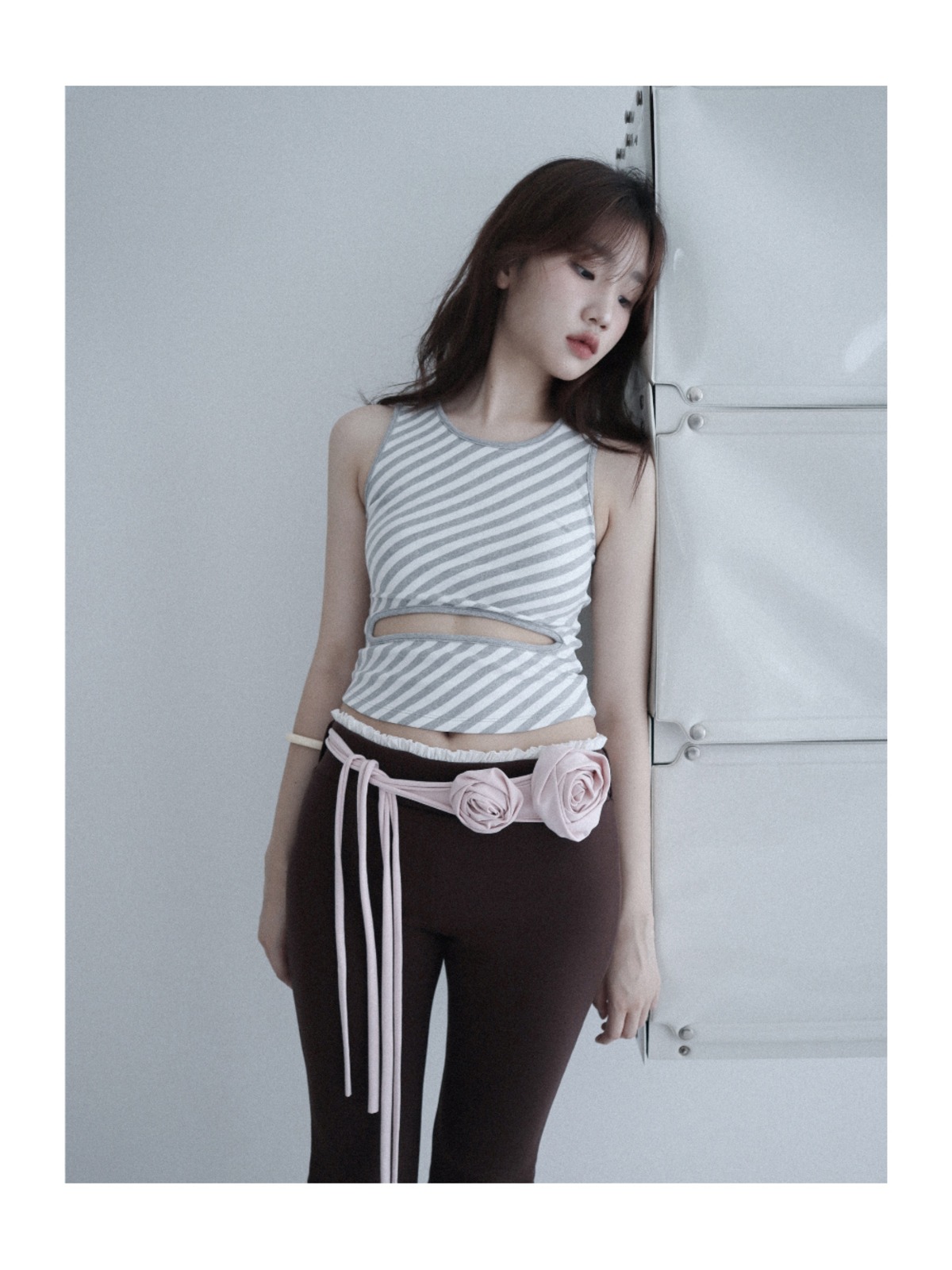 [CLaddA] s/t hole sleeveless, gray [EXCLUSIVE] | Online Select Shop Button