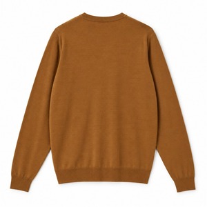 ★定価58,300円・新品未使用★ジョンスメドレー SCANLAN スキャンラン メリノウール クルーネックニット キーツブロンズ Sサイズ