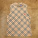 4199 BURBERRY LONDON BLUE LABEL バーバリー ロンドン ブルーレーベル ノバチェック ノースリーブ カットソー トップス レディース ブランド古着 サイズ38