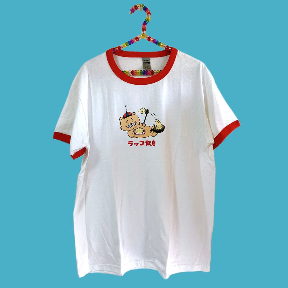 ラッコ飯店Tシャツ（レッド） | りかちゃんSHOP