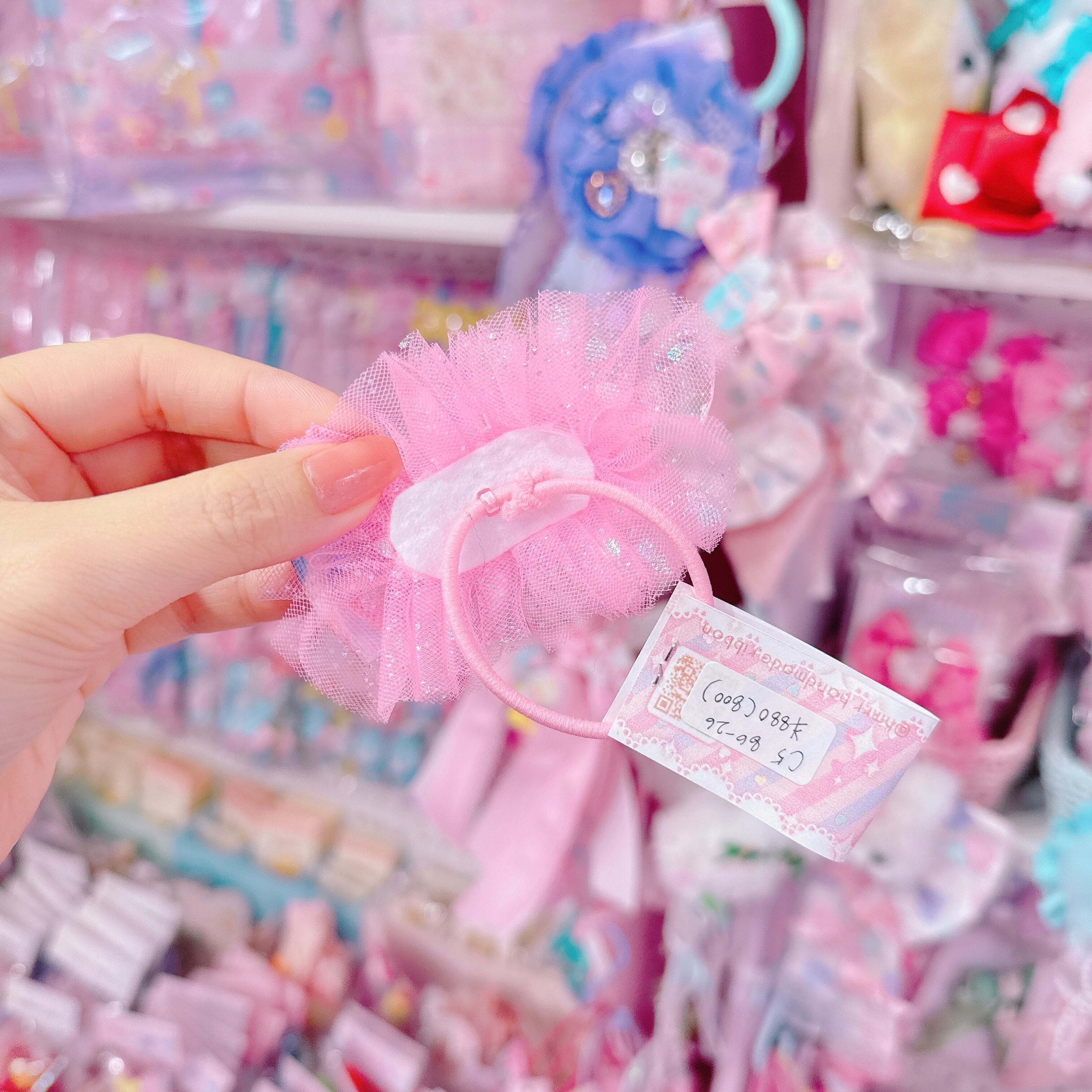 【C5】86-26チュールヘアゴム