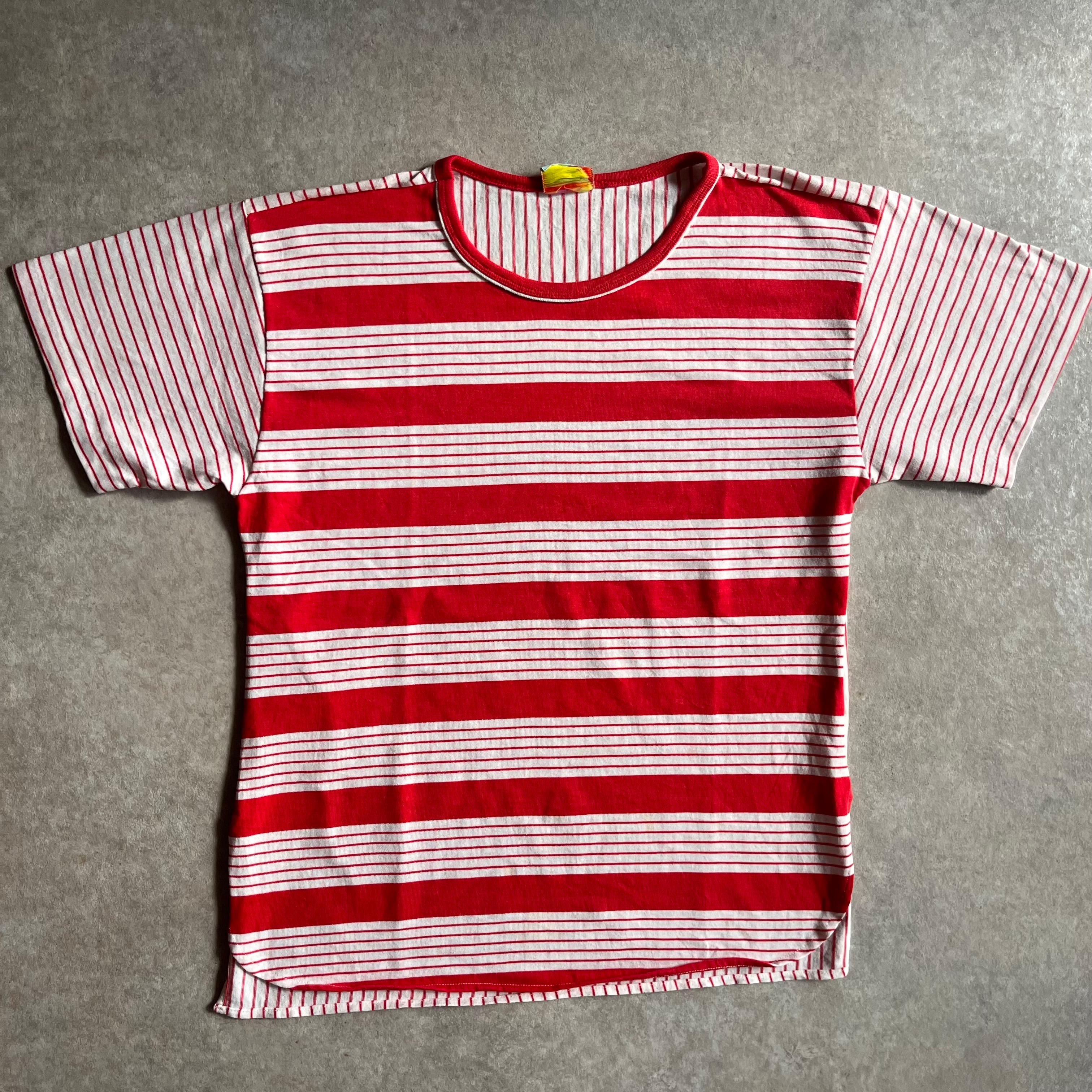 1990s CARIB CLASSIC Border Tee M位 H022