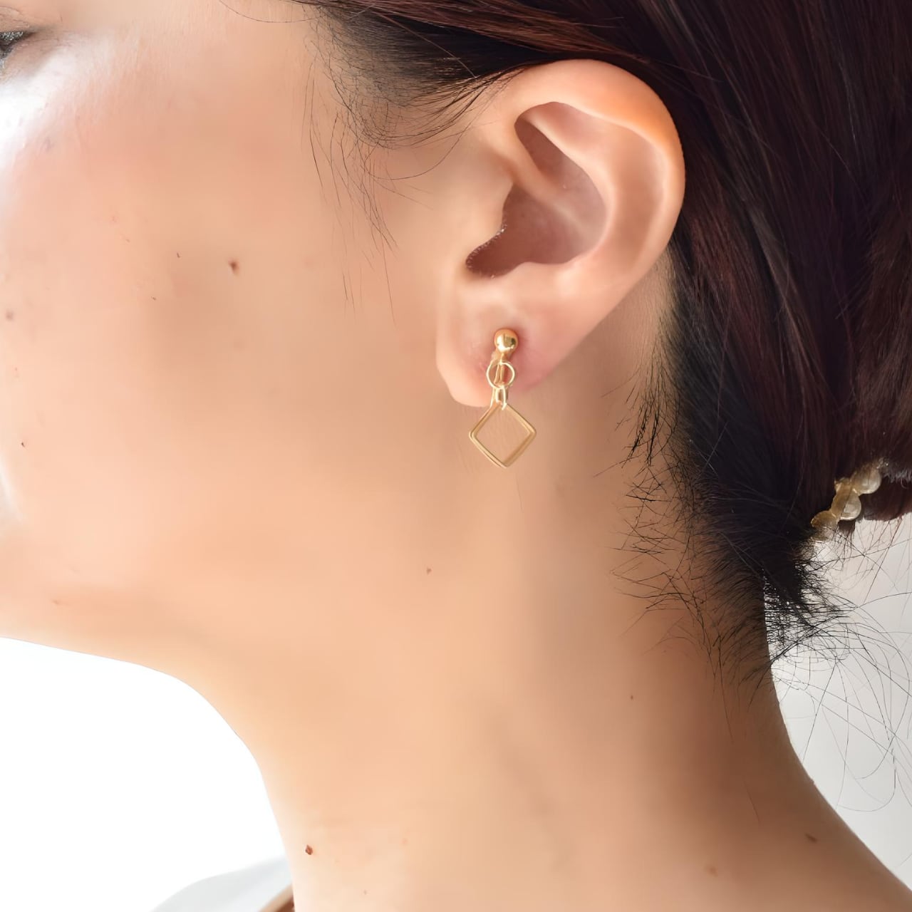 K18 ゴールド ドロップ ピアス 2P 両耳用 18金 18k 金 (B