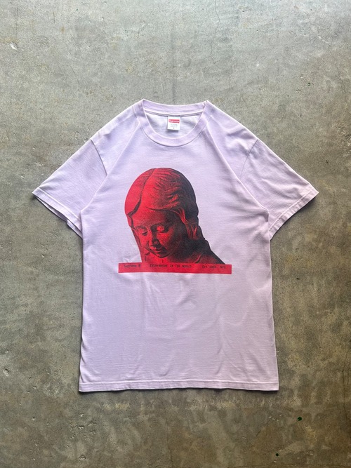 Supreme グラフィック プリント Tシャツ S ライトパープル