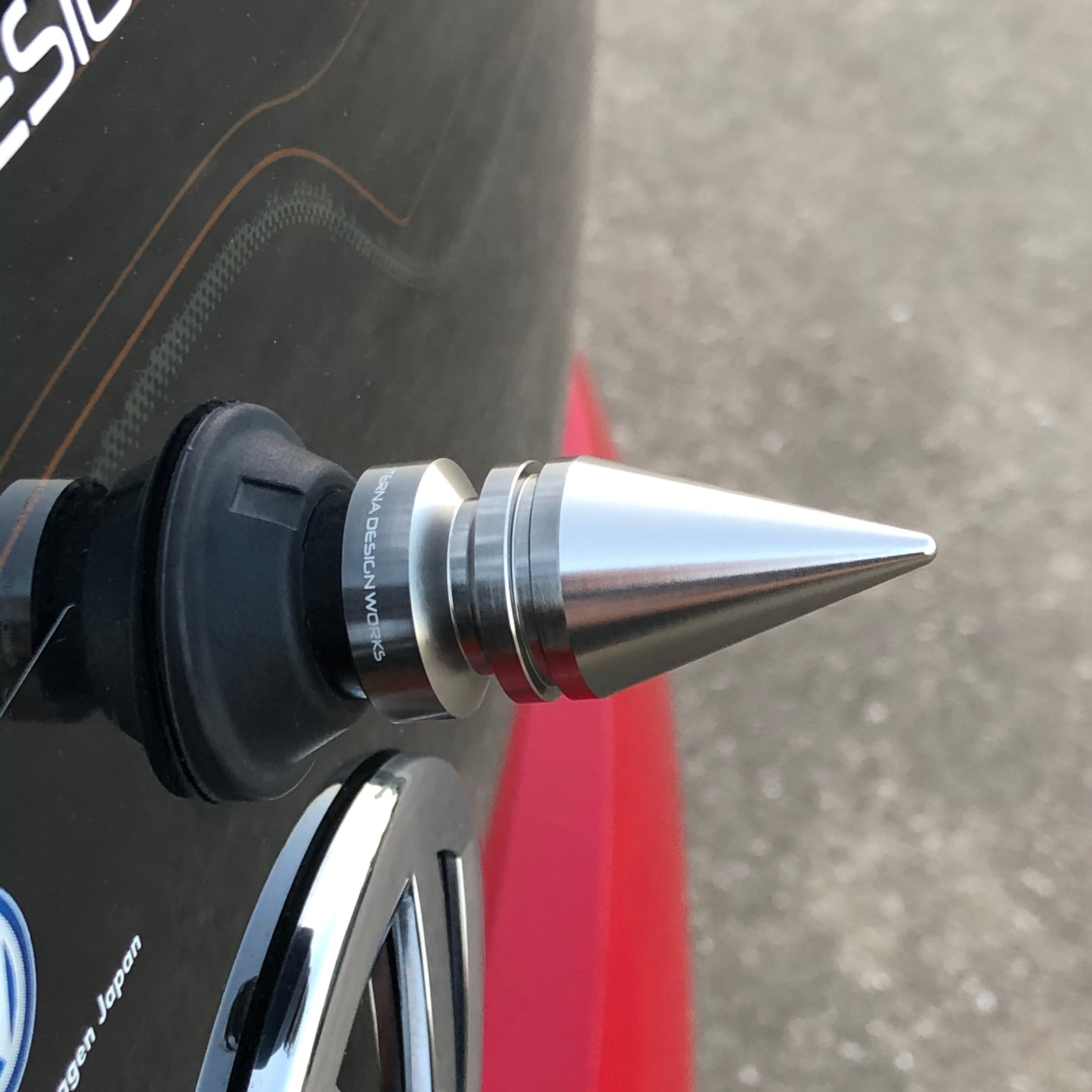 TDW ワイパーキャップ SPIKE M6 レッド | TERNA DESIGN WORKS