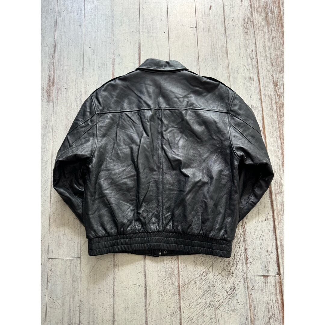 ST.JOHN'S BAY- 00's A-2 type black leather jacket | ROOT online ST.JOHN'S BAY- 00's A-2 type black leather jacket | ROOT online