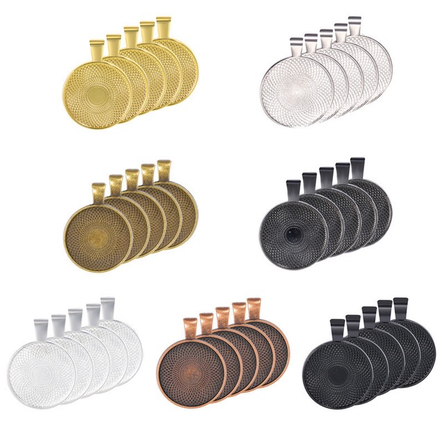 20mm合金ネックレスペンダントベース