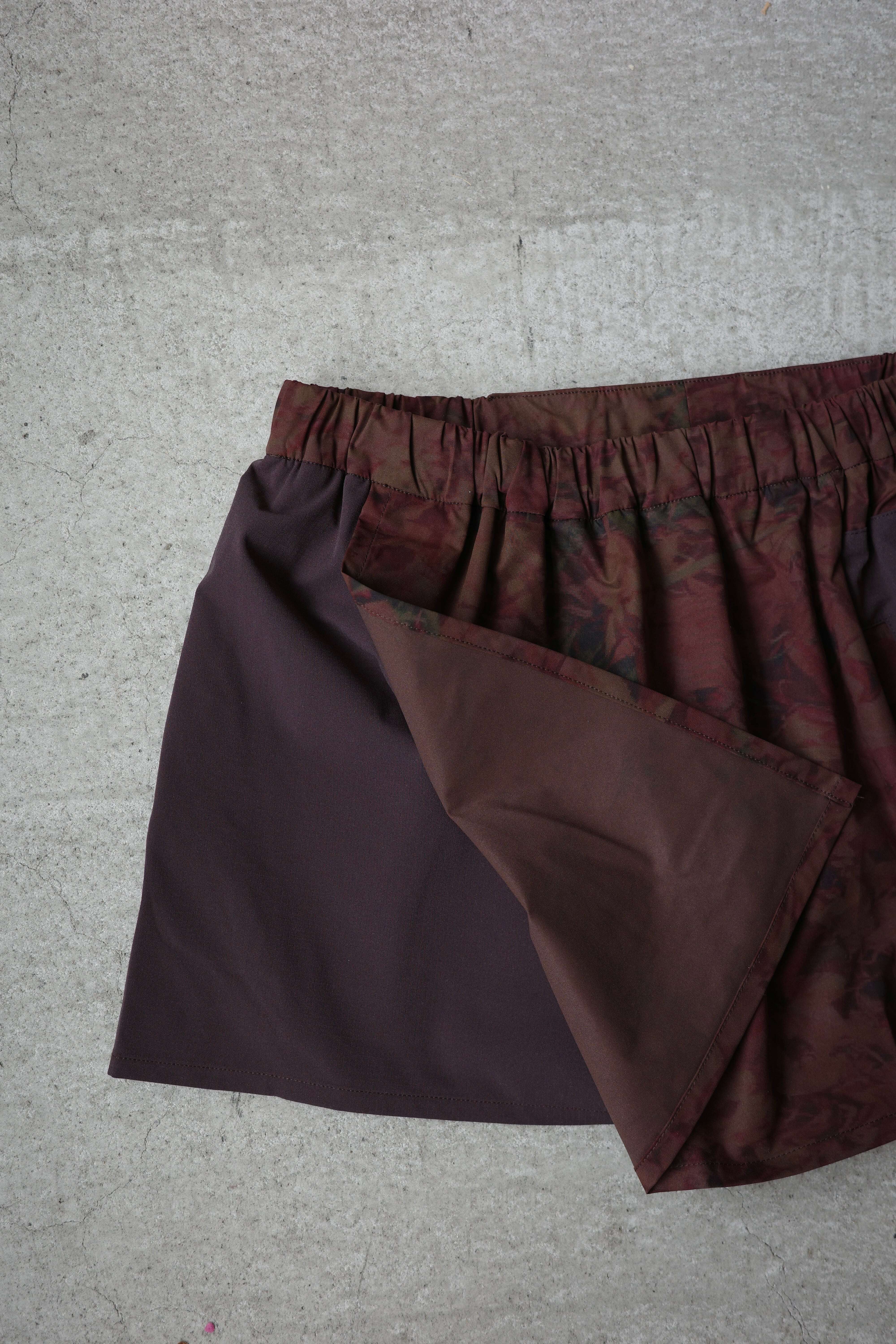 RYOGEN(リョウゲン) 24FW DEADLEAF DOCKING RUN SKIRT | play field