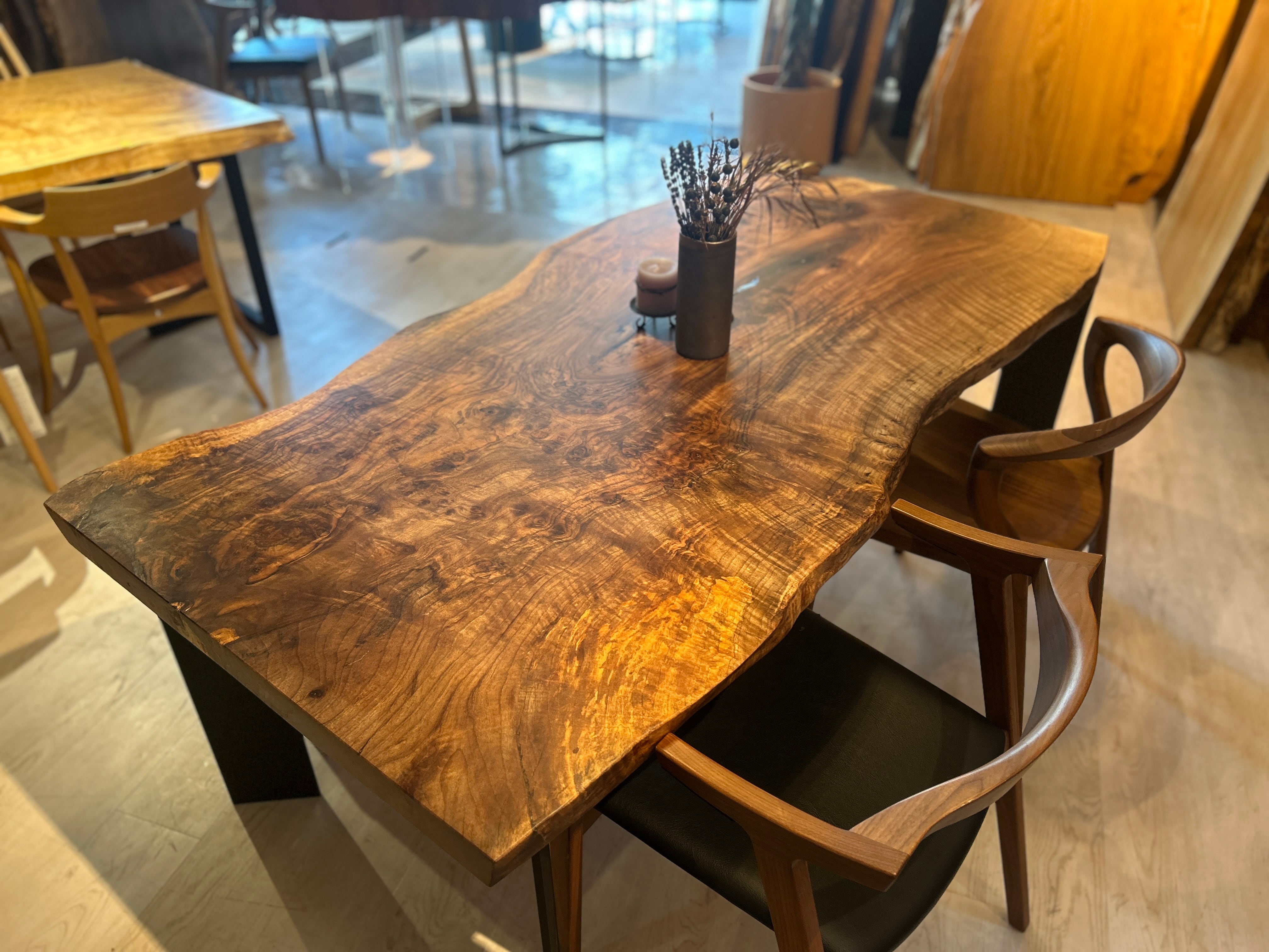 Premium】バストゥーンウォールナット_1800×900_青山店_テーブル天板