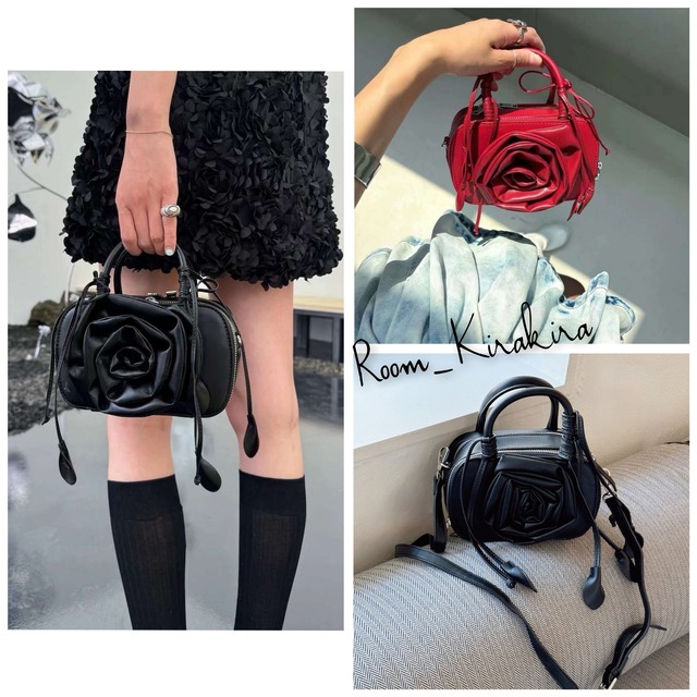 ローズミニクロストートバッグ