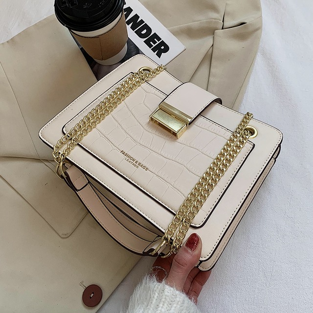 スタイルチェーン クロスボディ スクウェア 手作りハンドバック90343254519