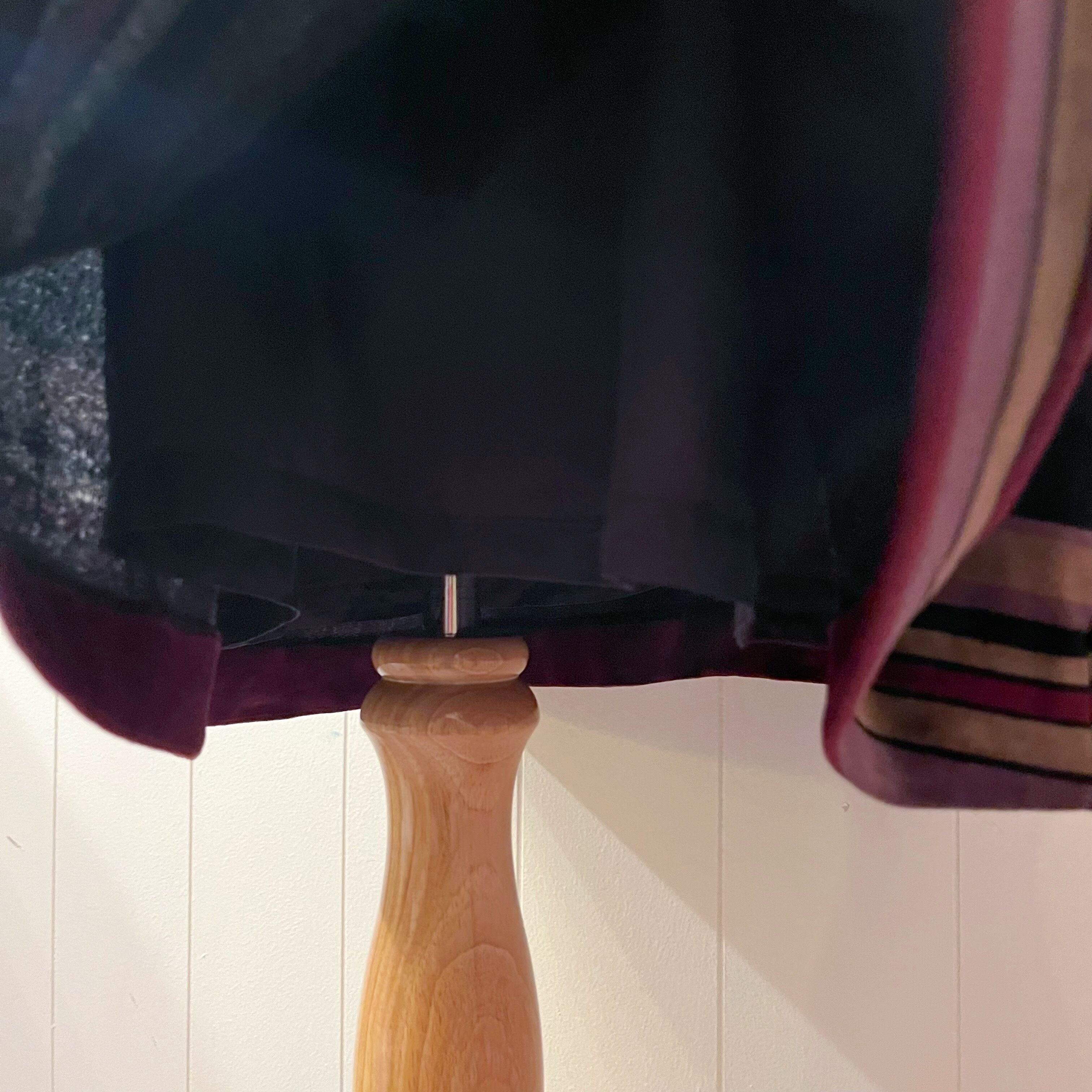 black bordeaux border velours one-piece