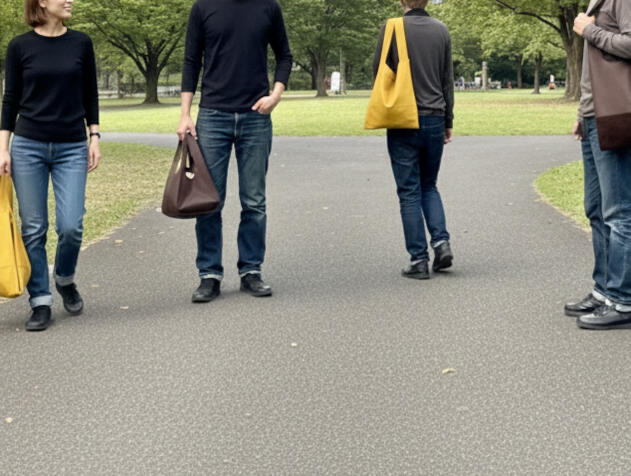 【限定カラー】レジ袋のような革袋・S