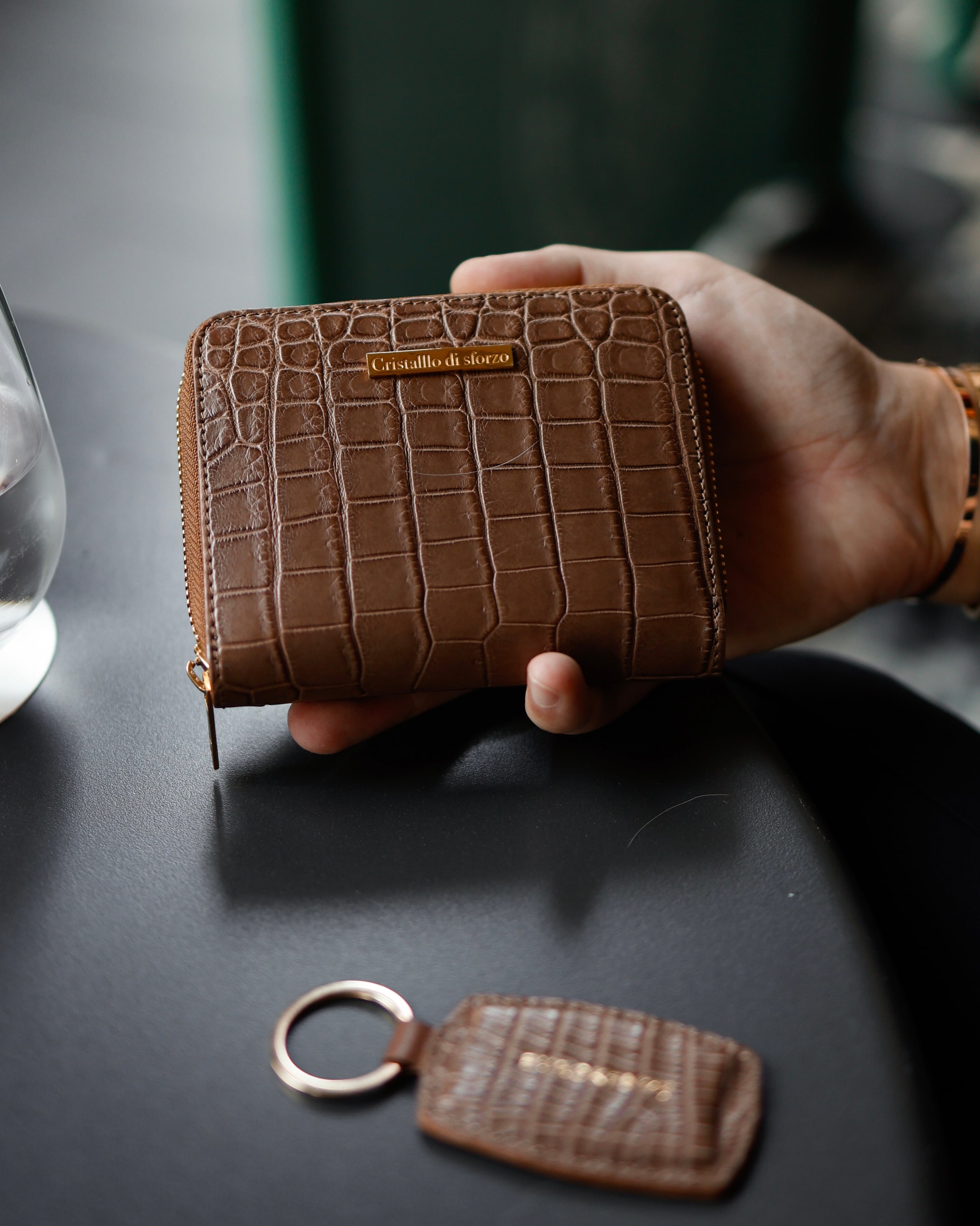 圧倒的高級感】Crocodile Porosus Middle Wallet【最高級ポロサス