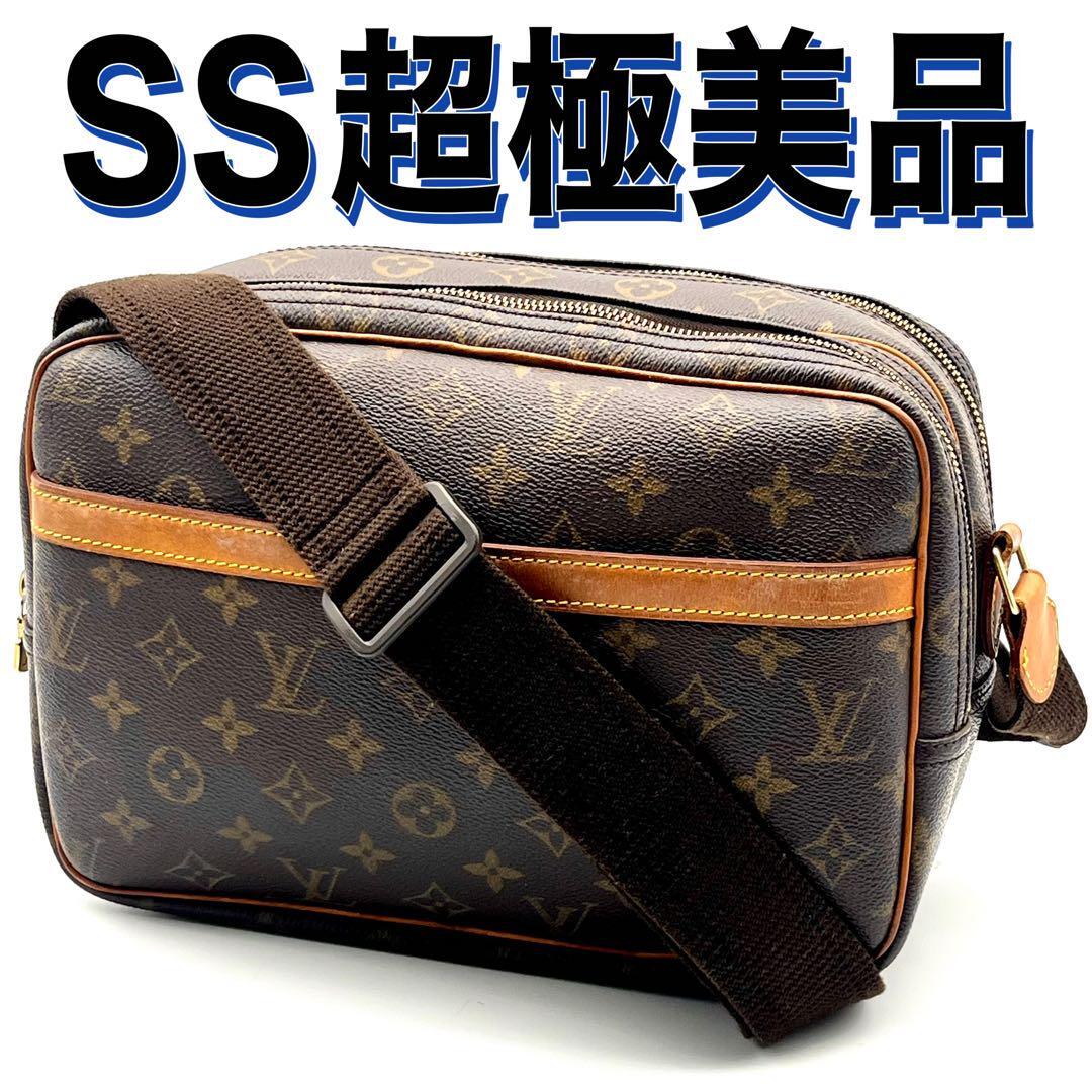 Louis Vuitton モノグラム リポーター　ショルダーバッグ 極美品SS】ルイヴィトン リポーターPM モノグラム ショルダーバッグ