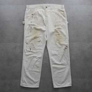 Dickies Sherwin-Williams white painter pants [W42L31相当] 古着