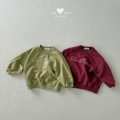 韓国子供服 / LALALAND / 26Autumn / ステッチ スウェット / 秋服 / キッズ *XS~XL*