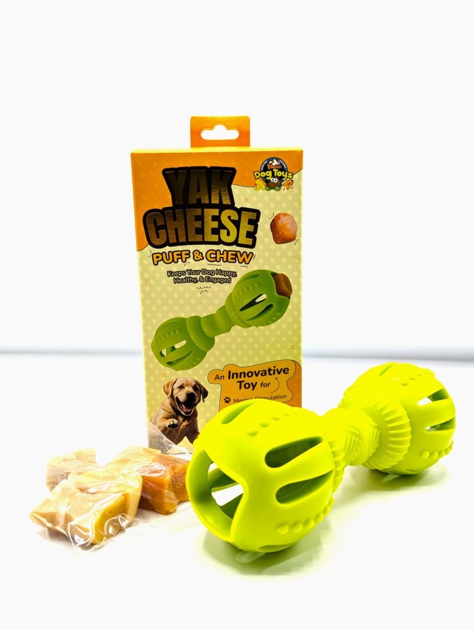 チベタンドッグチュー　Yak Cheese Puff & Chew Toy