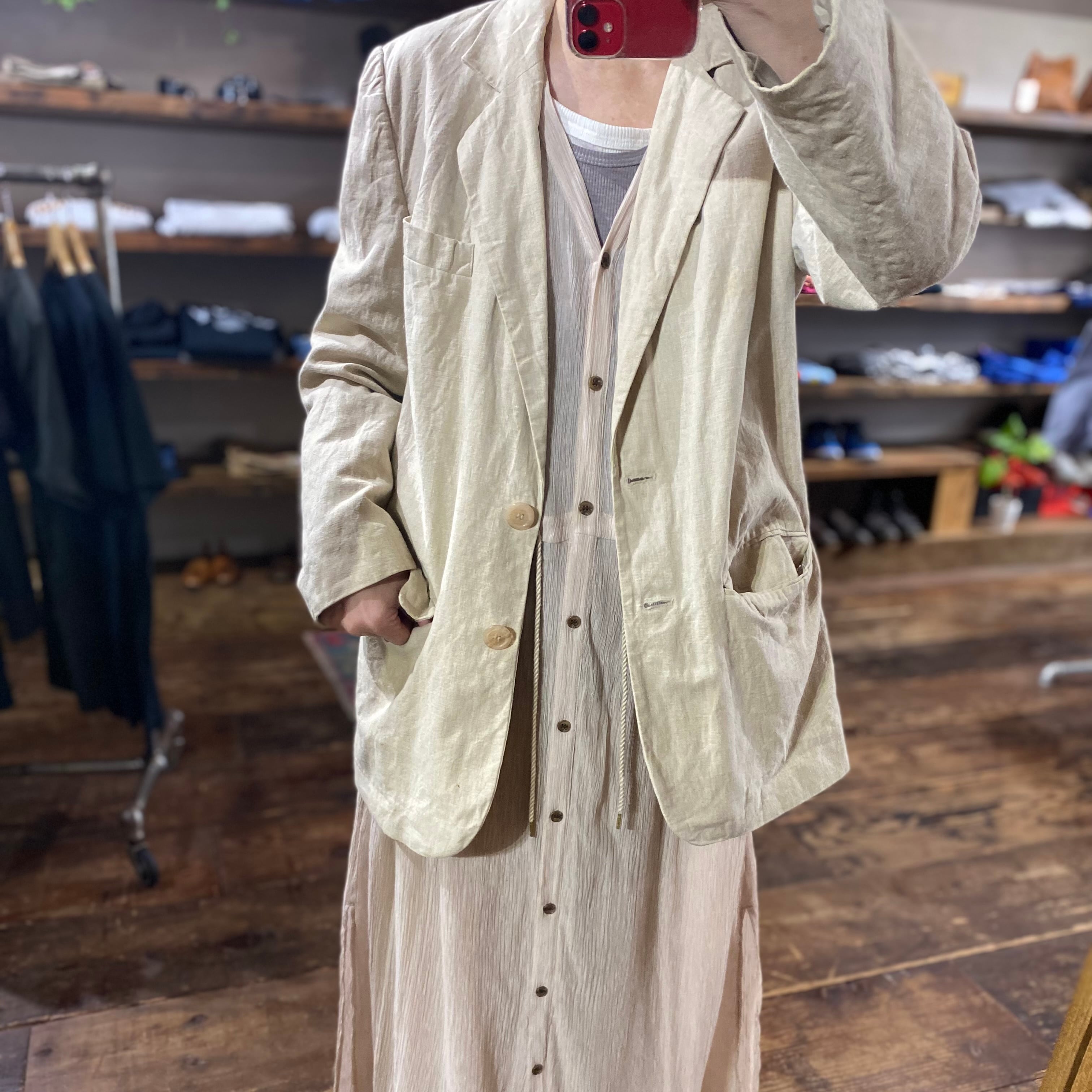 Linen Tailored Jacket / リネン テーラード ジャケット 古着 | 古着屋