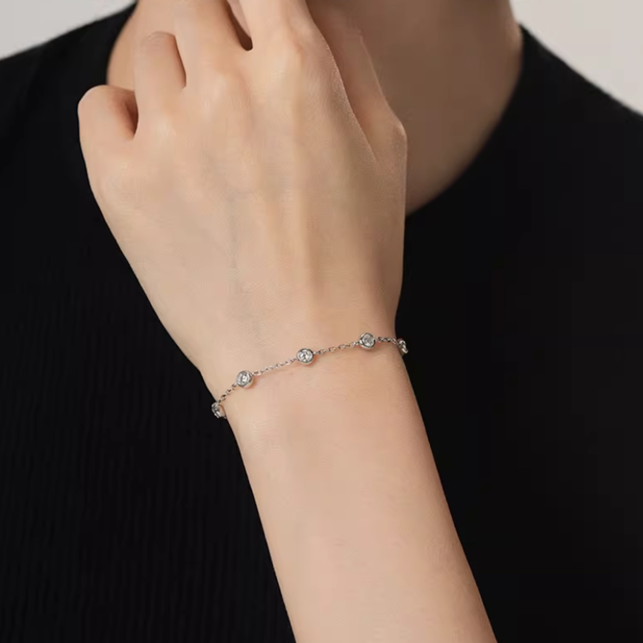 チェーン ドットモチーフ ブレスレット 00002・画像4