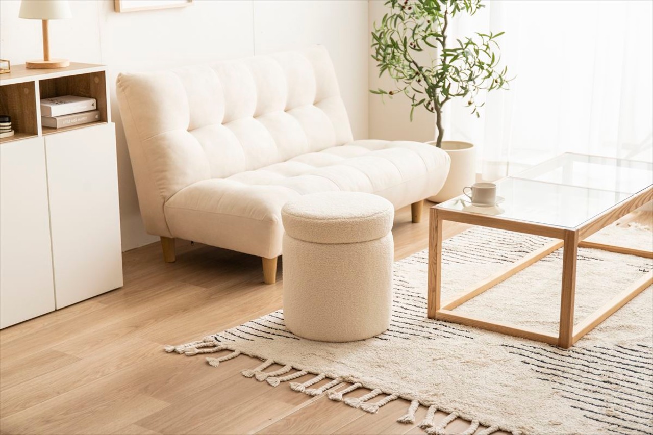 【幅36cm】Kurum 収納付きスツール