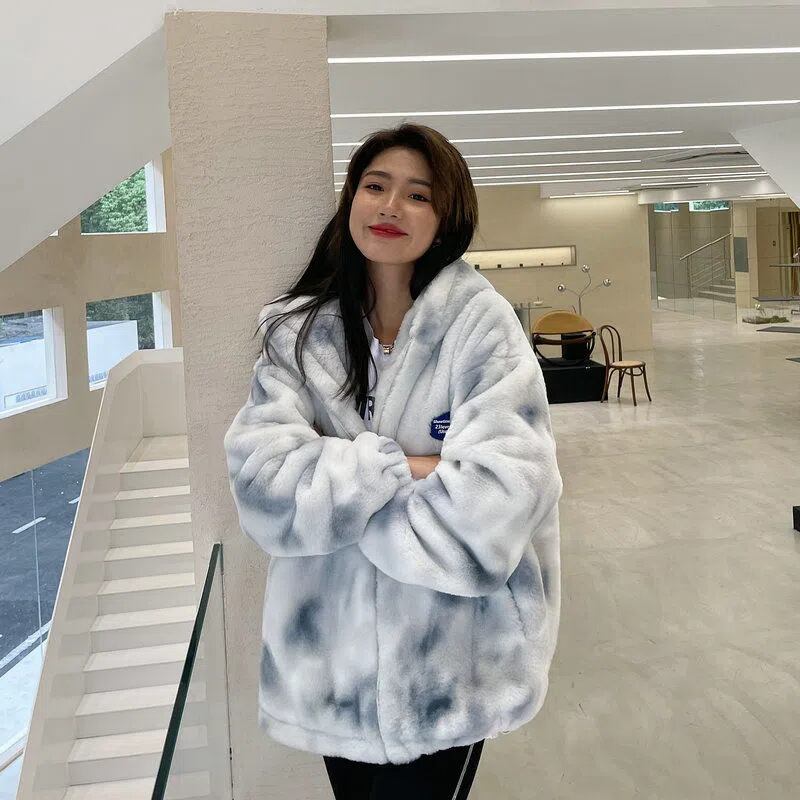 新作】【送料無料】 (北極ベルベット) 冬の毛皮コートの女性の韓国