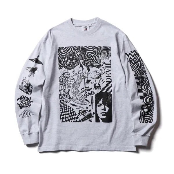 Softmachine】ソフトマシーン ZINE AD SHIRTS L/S (BROWN) メンズ長袖