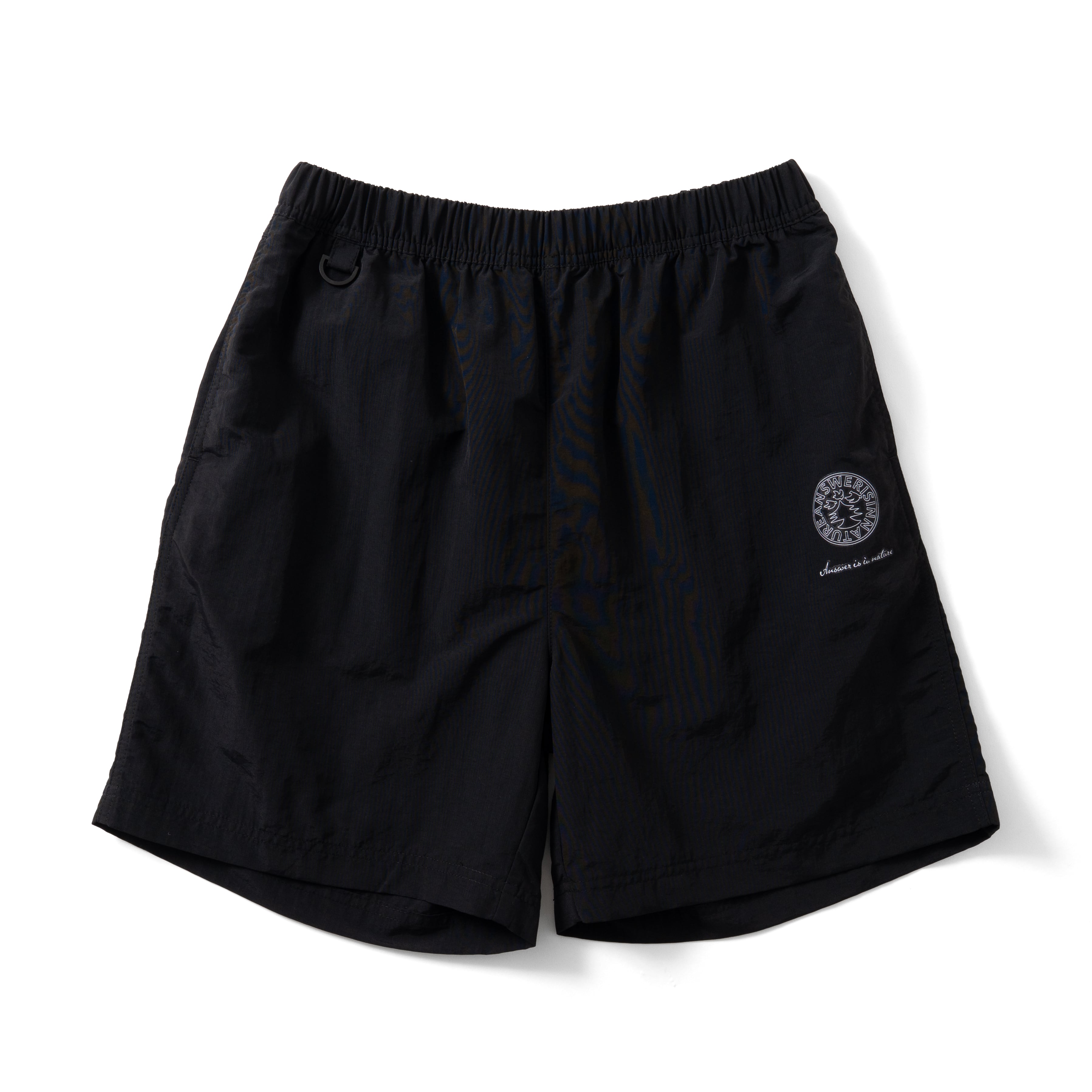 CLASSIC LOGO NYLON SHORTS BLACK