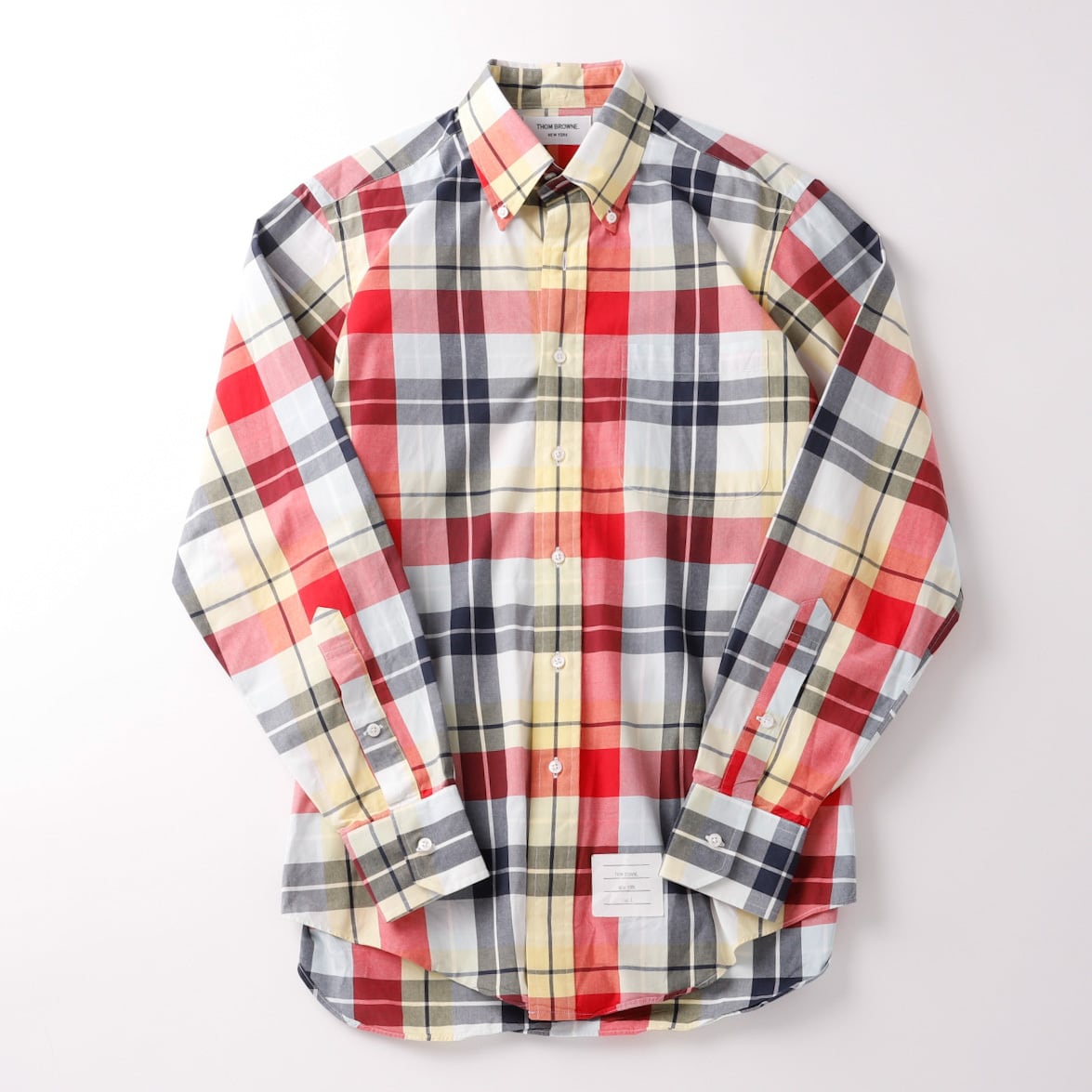 【極美品】THOM BROWNE B.D check shirt made in USA mint