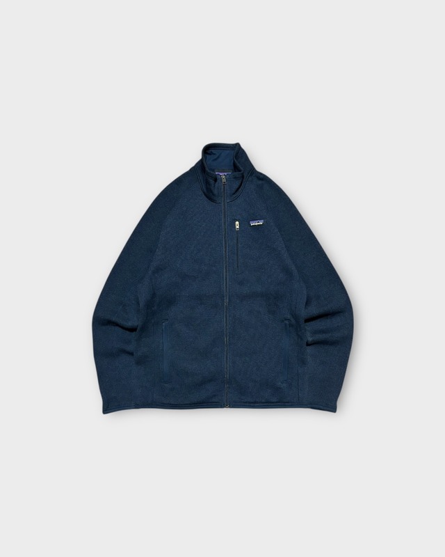 【Used】2020’s “Patagonia” Better Sweater Full Zip Fleece Navy