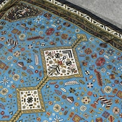 pattern silk scarf