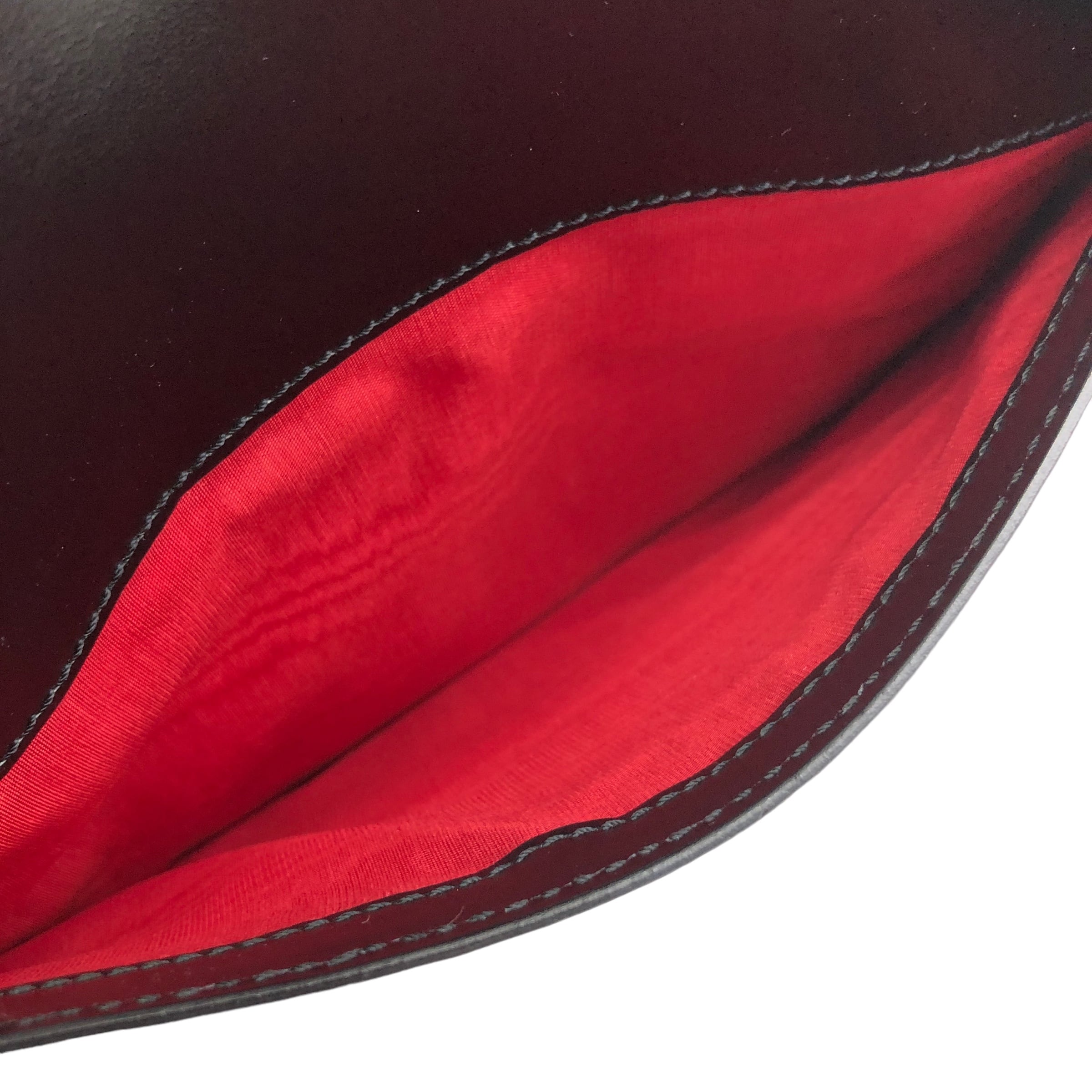 CELINE セリーヌ ターンロック ロゴ レザー ショルダーバッグ ブラック