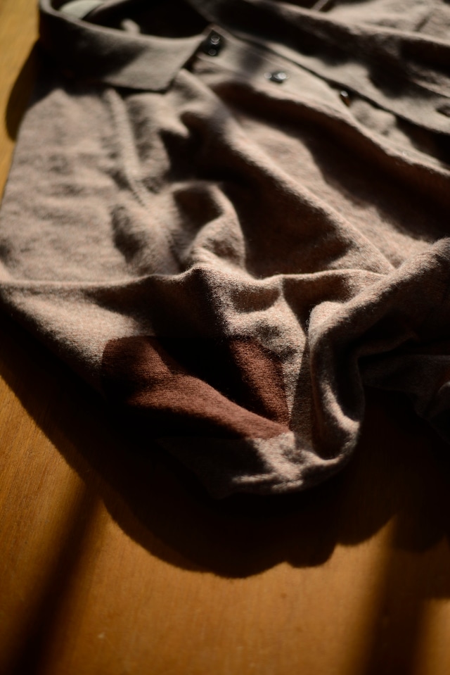 Nikki essential pieces exclusive for tatazumaiizumai / yak silk " tenkomori " cardigan (beige pink mix)