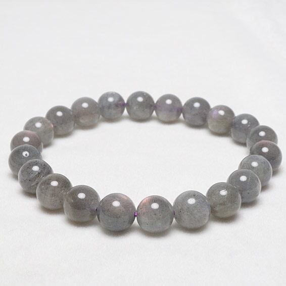 ピンク ラブラドライト ブレスレット 9mm 一点物 メール便送料無料 [M便 1/10] 111-25095