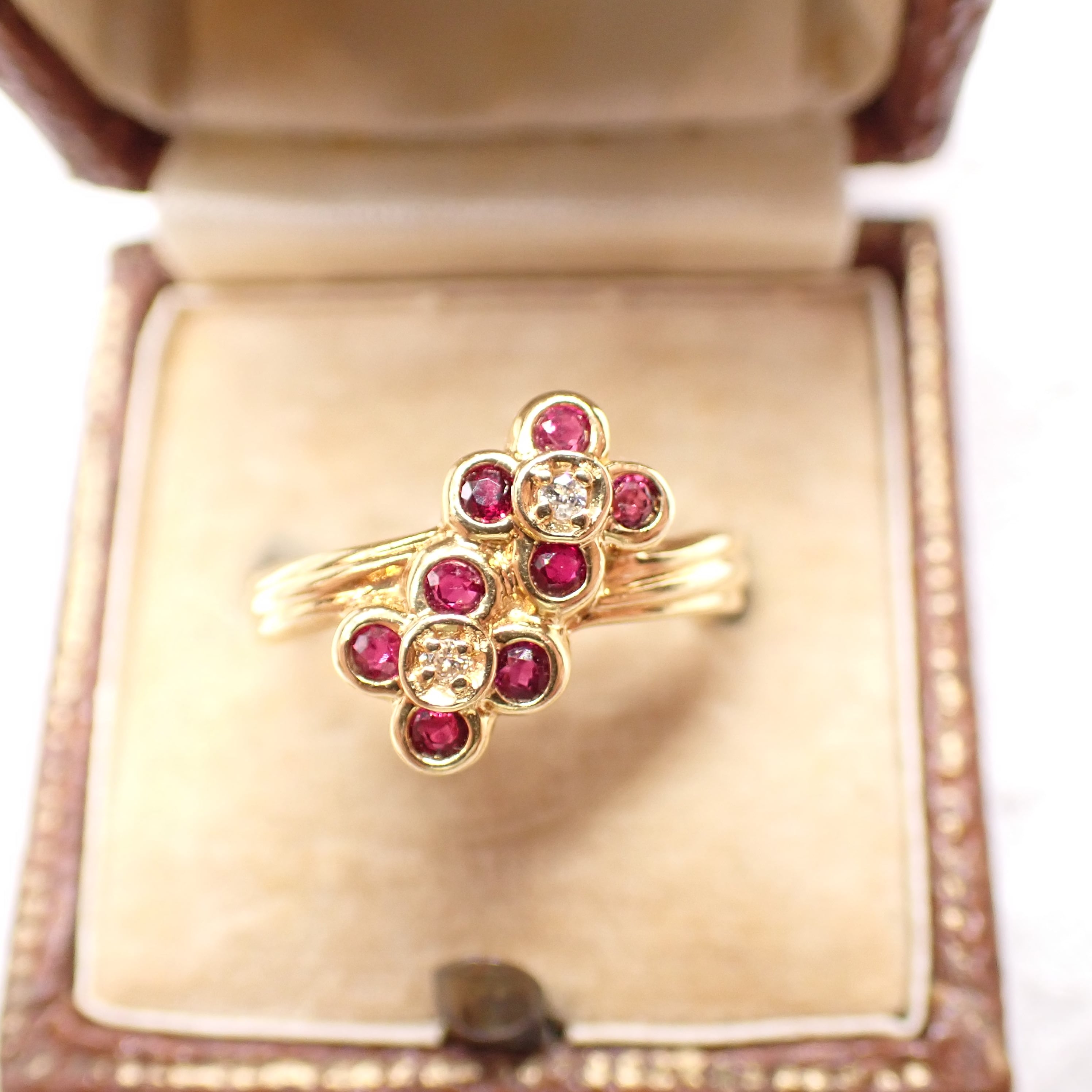 ルビー | アンティークジュエリー デイジーリング ☆DaisyRing☆