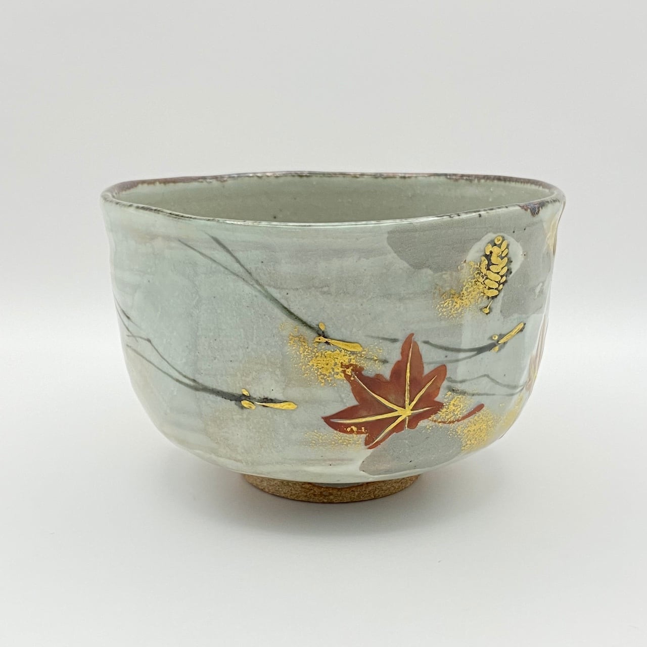 新品】茶碗 乾山写 吹寄 三徳窯 尚 共箱入 | 茶道具 錦玉堂