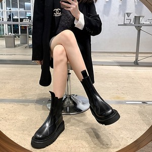 美品 マルボー チェルシーブーツ フランス製 厚けれ サイズ40 白 定価 