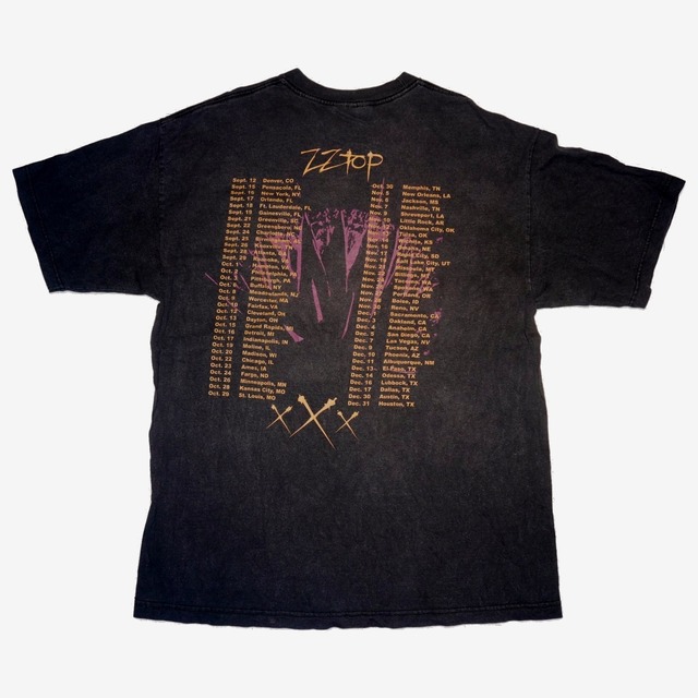 ZZ TOP XXX Tour ヴィンテージTシャツ (ジージートップ 1999)｜送料無料｜ヴィンテージTシャツ専門通販