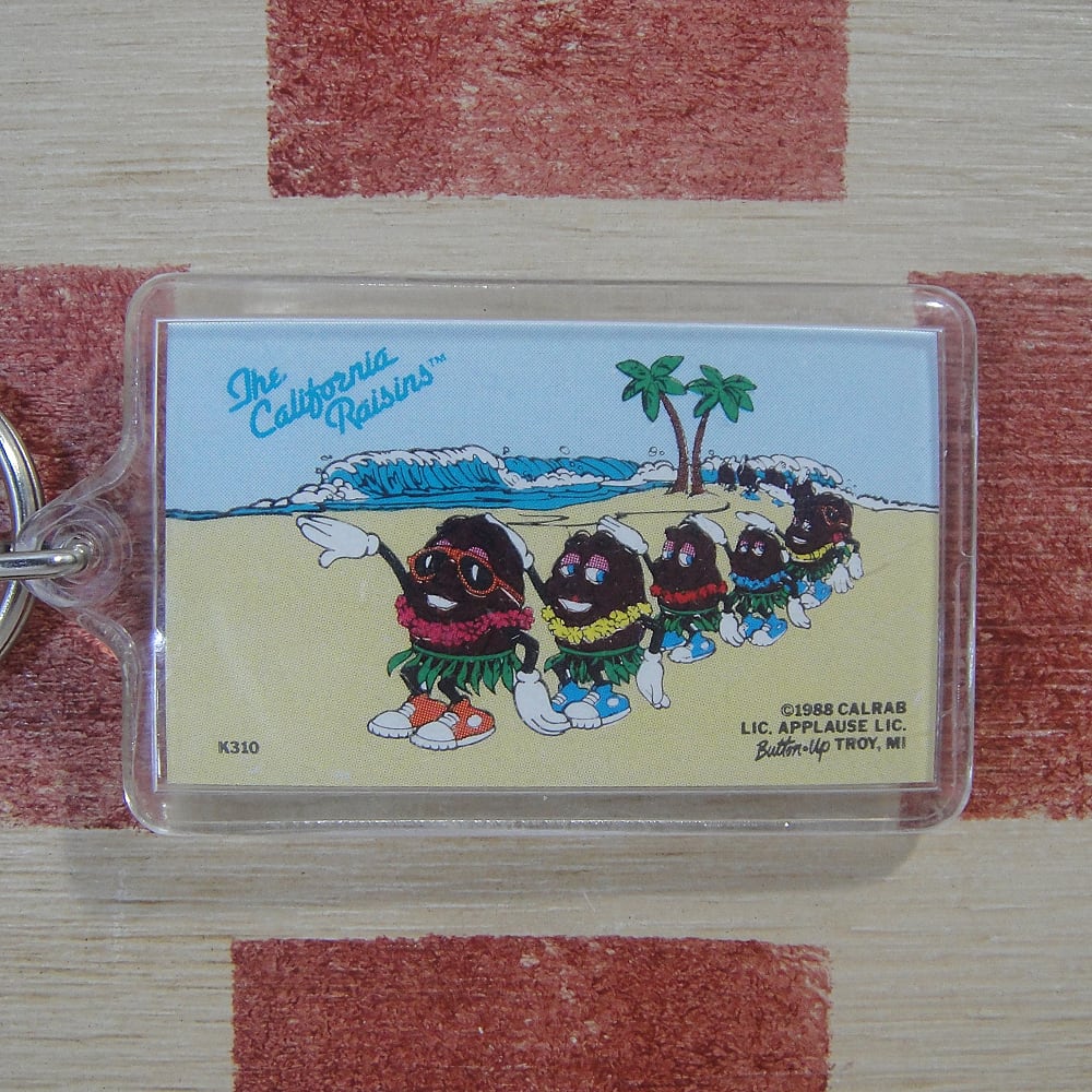 レトロ キーホルダーKEY SMILEY COM