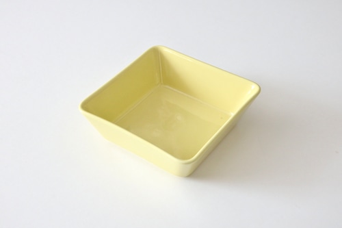 vintage ARABIA KILTA yellow square plate  /  ヴィンテージ アラビア キルタ スクエア イエロー