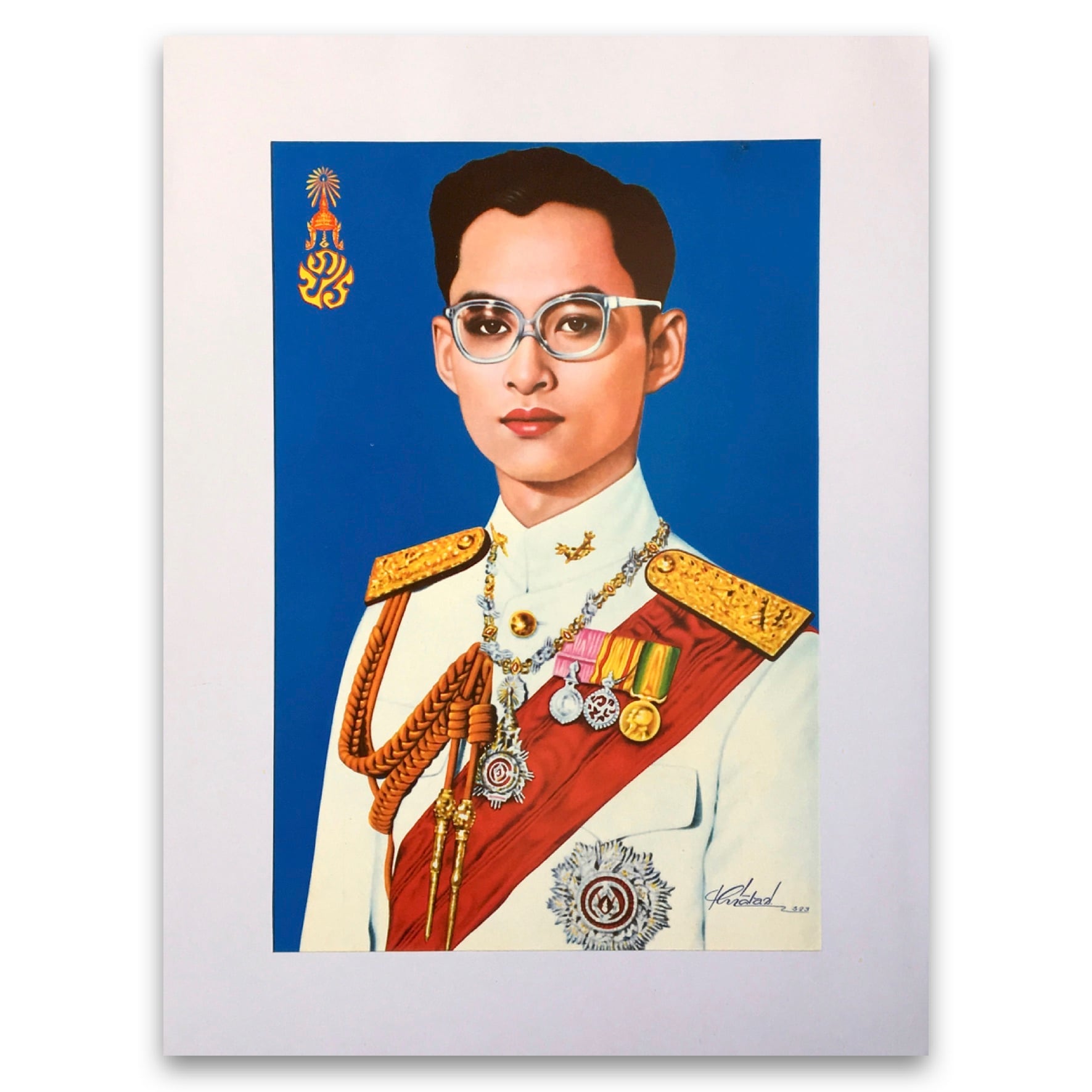 割引 of Poster タイ国王の肖像画｜Portrait King Thailand of 絵画