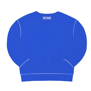 SALE 送料無料 【HIPANDA ハイパンダ】メンズ クルーネック スウェット トレーナー MEN'S CREW NECK SWEAT SHIRT / BLUE・WHITE