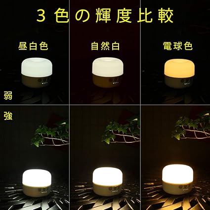 ランタン, Beszing ledランタン 光色・輝度記憶搭載 3色切替 無段階調