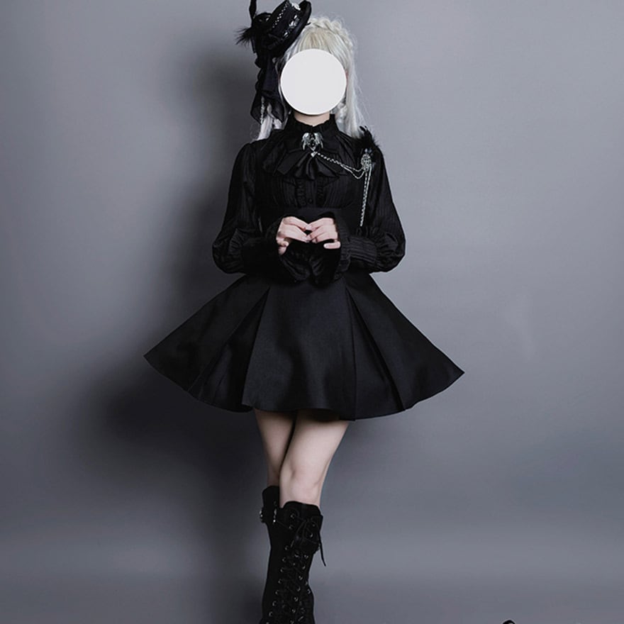 予約商品 ゴスロリ 暗夜執事 ブラウス ALICEGIRL ダークゴシック