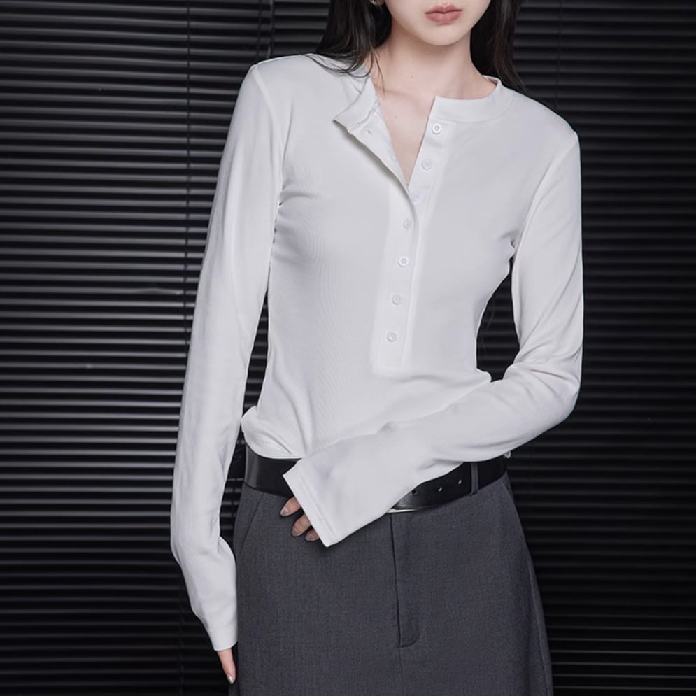 ヘンリーネックカットソー ・17704 | stir - ステア｜大人カジュアル