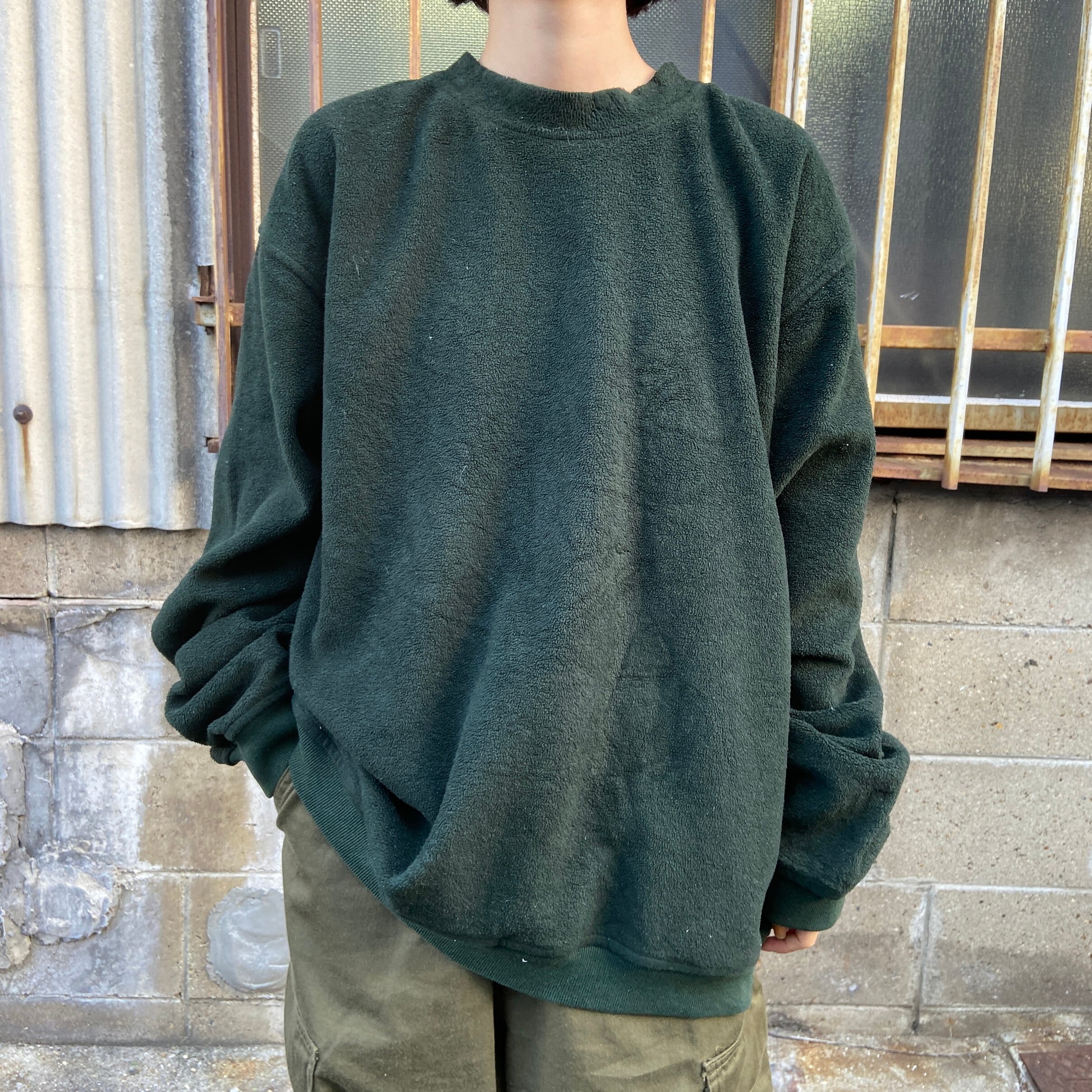 90年代〜00年代 J.CREW ジェイクルー フリース プルオーバー メンズL 