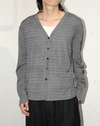 90s BRIDGE Gray-Silver Short-Leg Knit Cardigan
