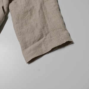 ( NATURAL ) LINEN SHOP COAT