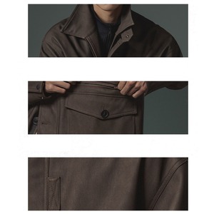 フェイクレザーブルゾン　964