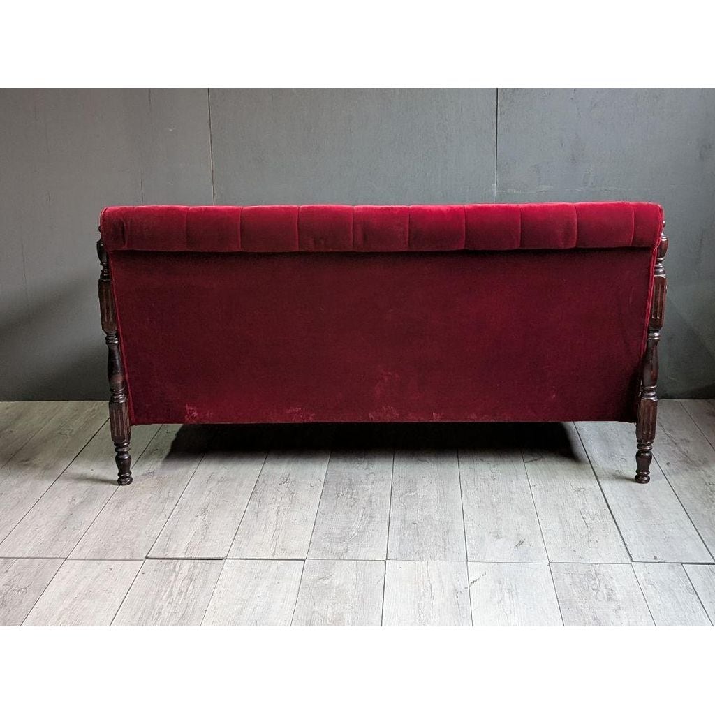 クラシック　ヴィンテージ　アンティーク　３人掛けソファ　ロココ　ろくろ　SZ クラシックヴィンテージアンティーク3人掛けソファロココろくろSZ